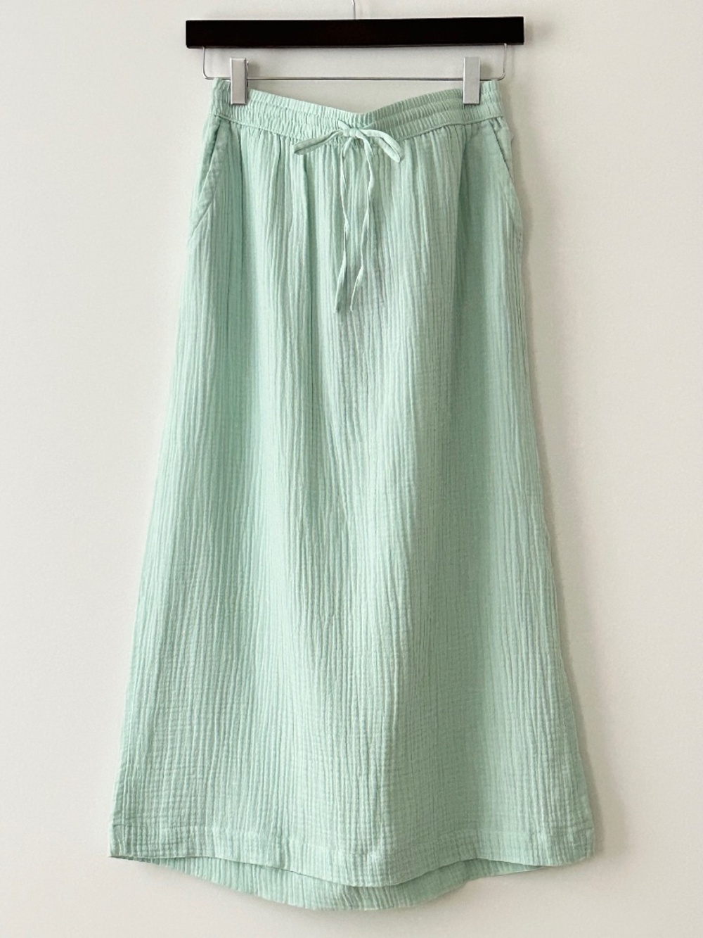 Universal Thread 100% Cotton Gauze Mint Green Midi Skirt
